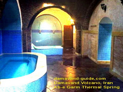 Larijan SPA Hot Spring Damavand Volcano, Iran